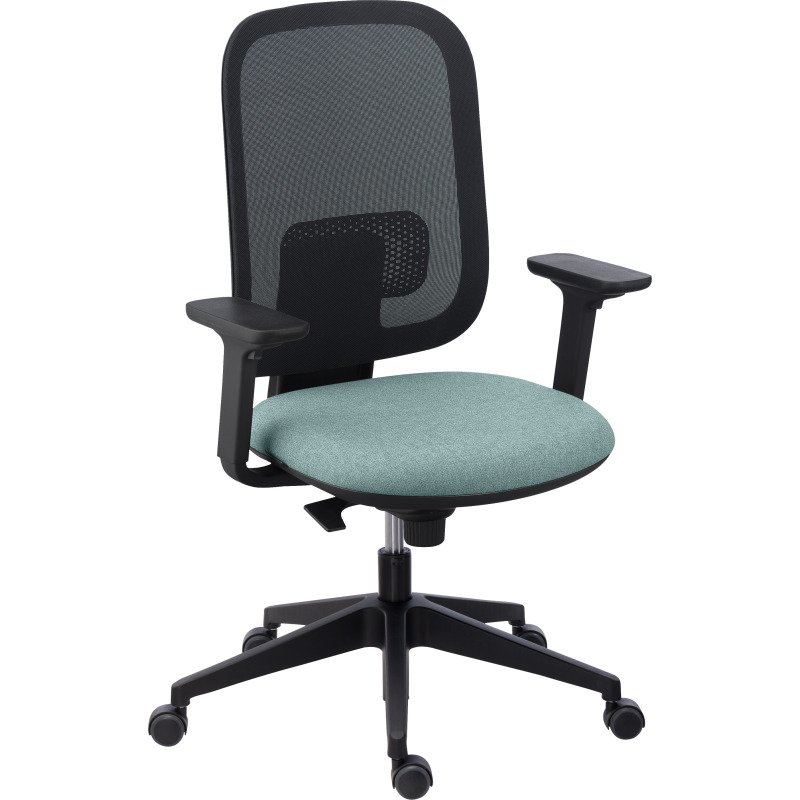 Chaise de bureau ALIA - dossier maille - mécanisme synchrone - avec ou sans - soutien lombaire réglable en hauteur