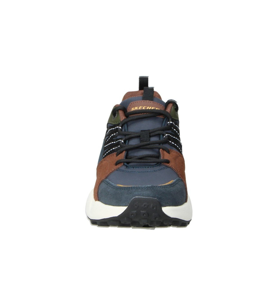 Chinelo de couro multicolorido Skechers Bendino Dormer