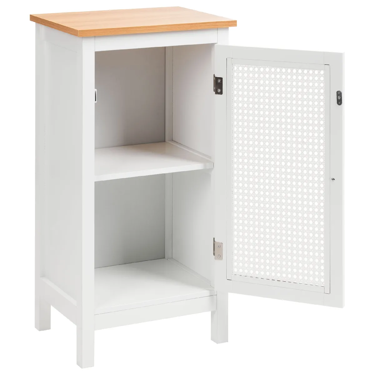 Beliani Meuble haut ALAMOS 40x30x75 cm - Blanc