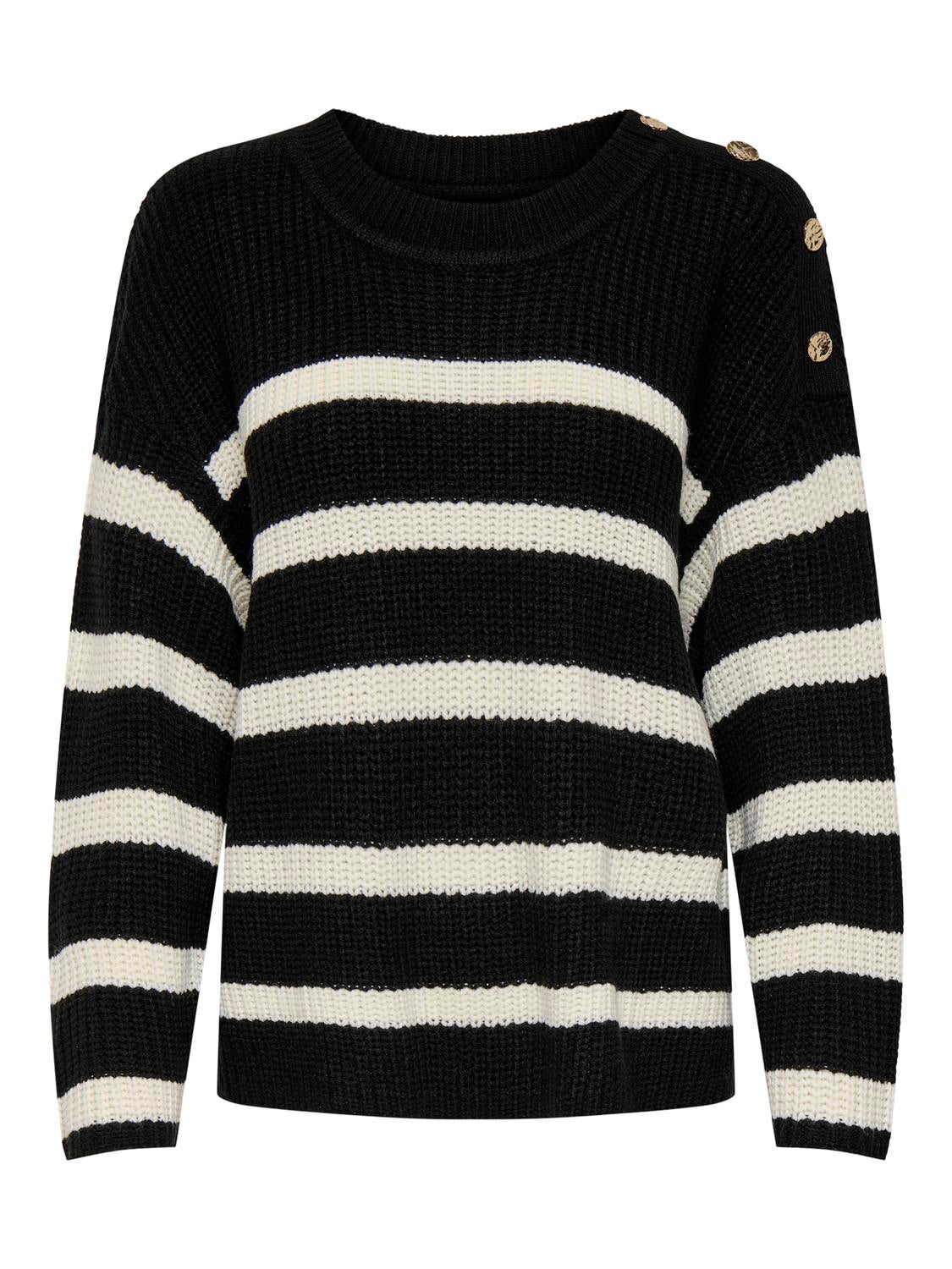 JDYJUSTY Strickpullover Black