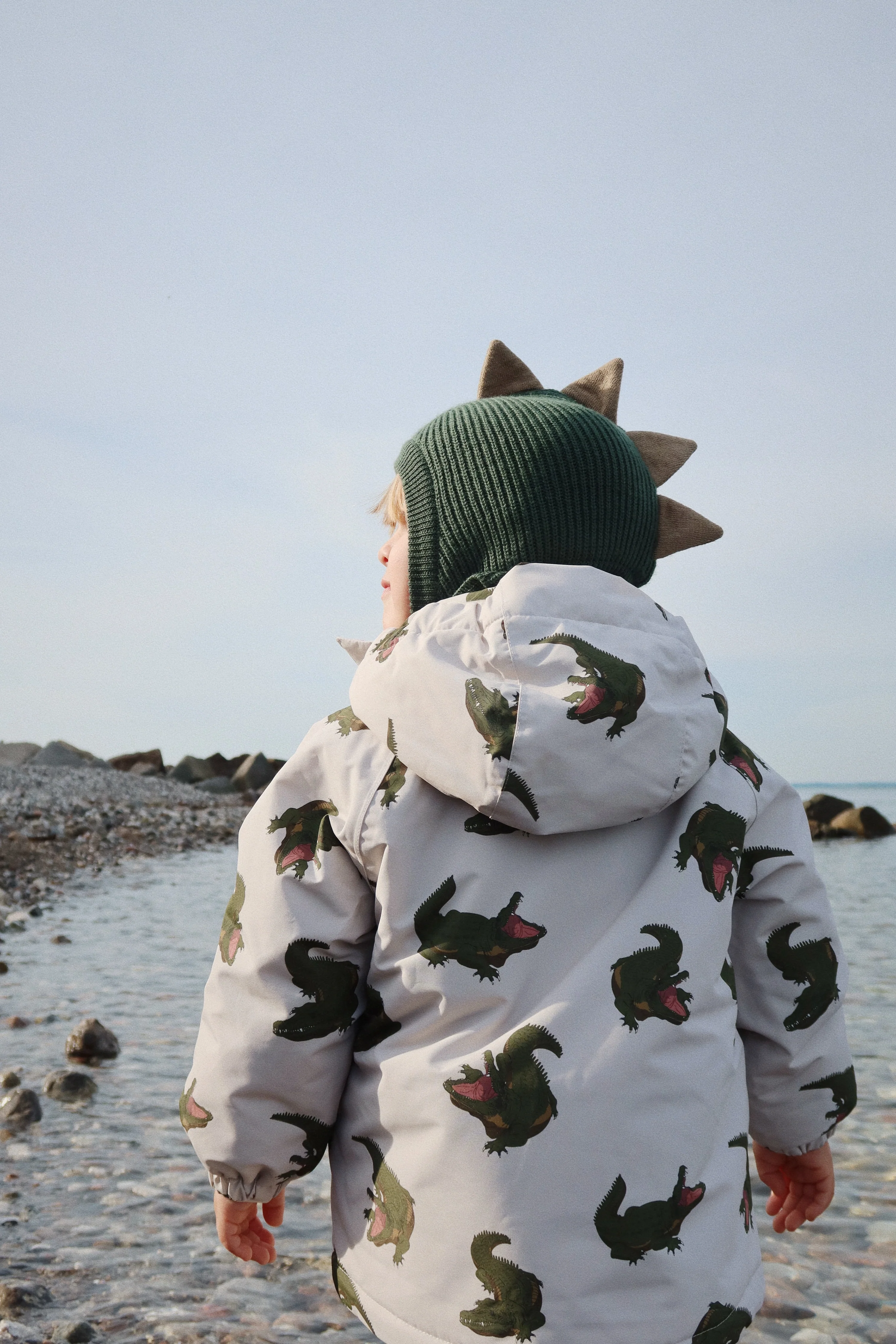 mismou vinterjakke - crocodile - 12M