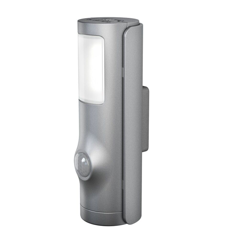 VEGGLAMPE NORDLUX NIGHTLUX TORCH SILVER