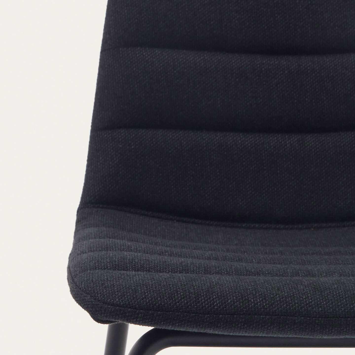 Kave Home Barhocker ZUNILDA schwarz/mattschwarz