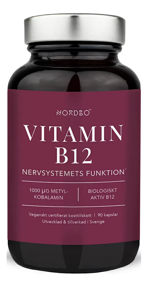 NORDBO Vitamin B12 - 90 kaps.
