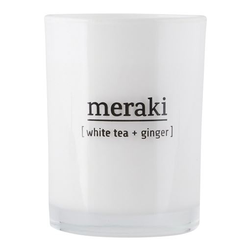 Meraki Duftlys, White Tea & Ginger