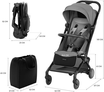 Kinderkraft PILOT 2 Trille, Platinum Gray