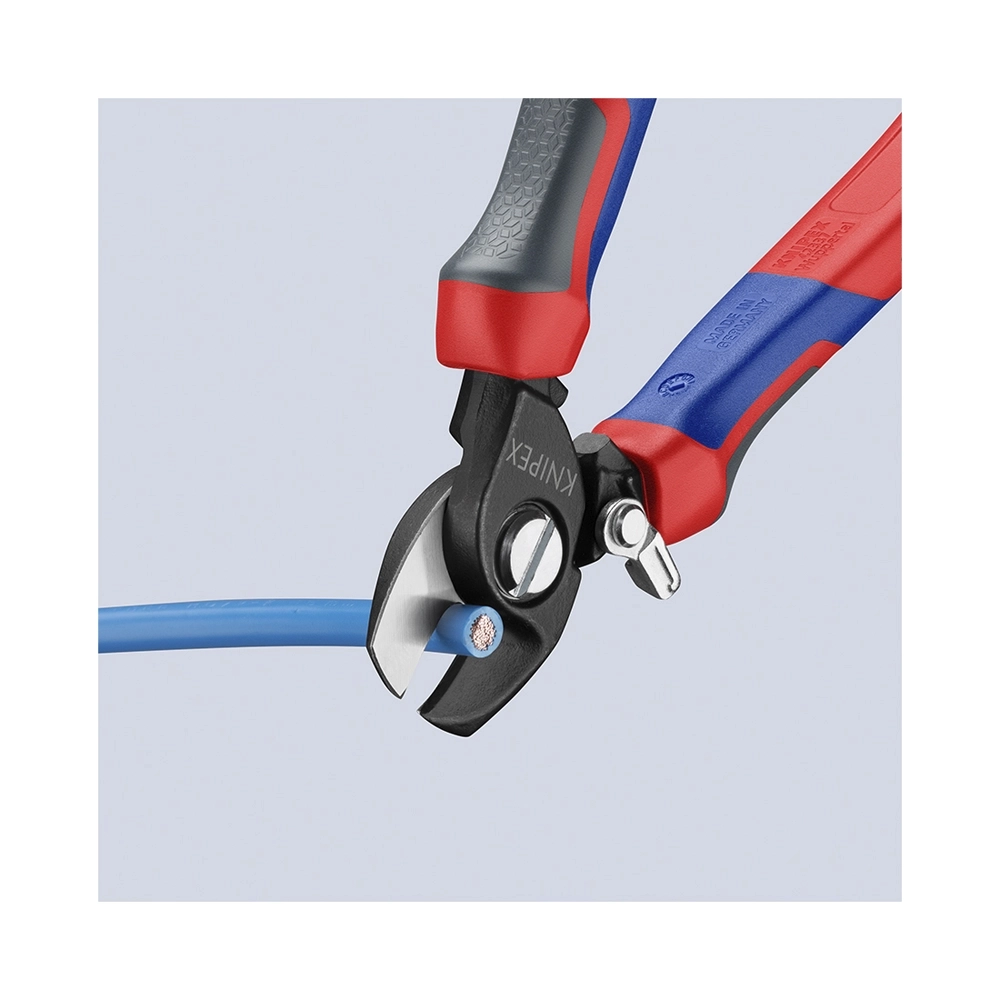KNIPEX Kabelschere mit Öffnungsfeder