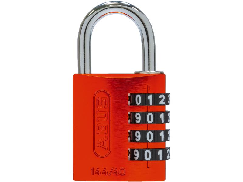 Abus Zahlenschloss 144/40 Orange Vorhängeschloss