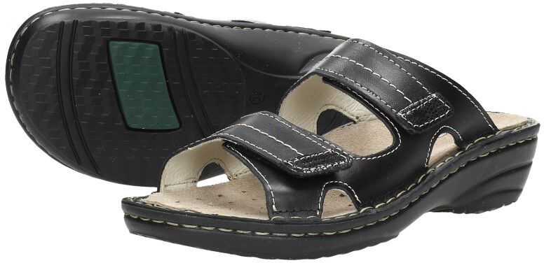 Rohde Dames slippers zwart
