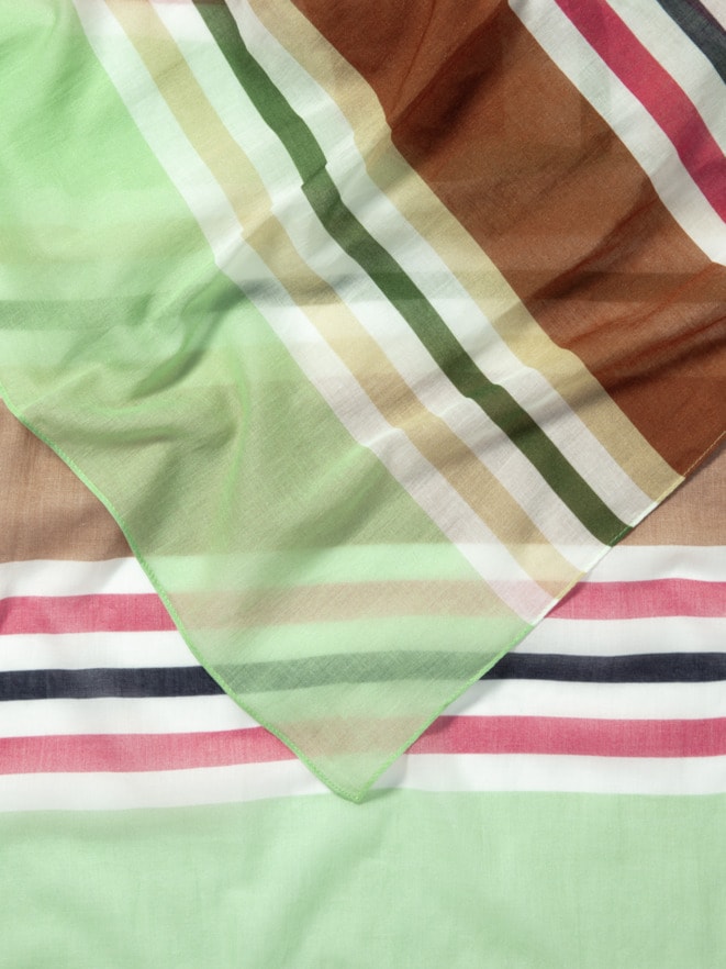 Swiss Cotton-Streifenschal