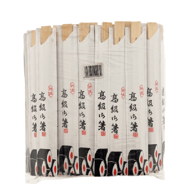 Bamboe Eetstokjes Japan 21cm Zwart Rood 100 paar