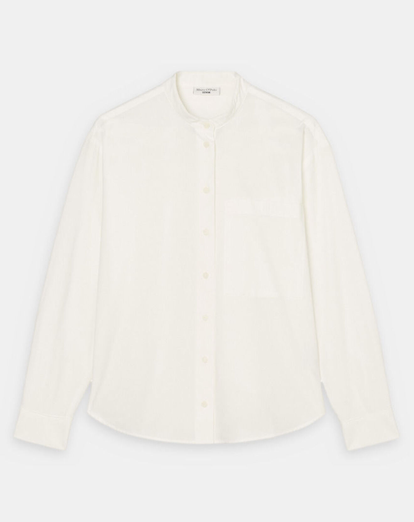 Marc O'Polo Chemise col mao blanche