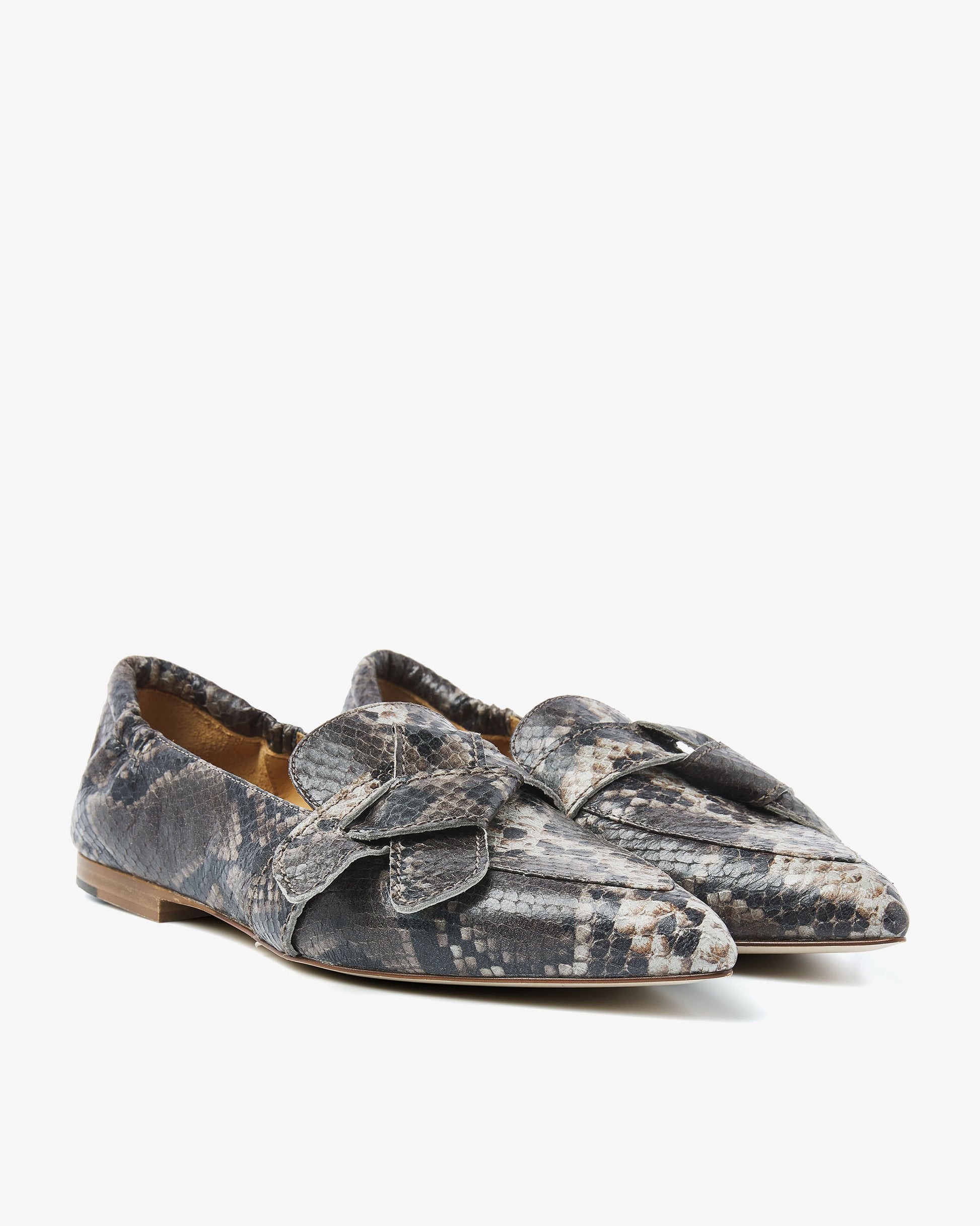 VIA VAI slangenprint dames loafers Lola Rayne