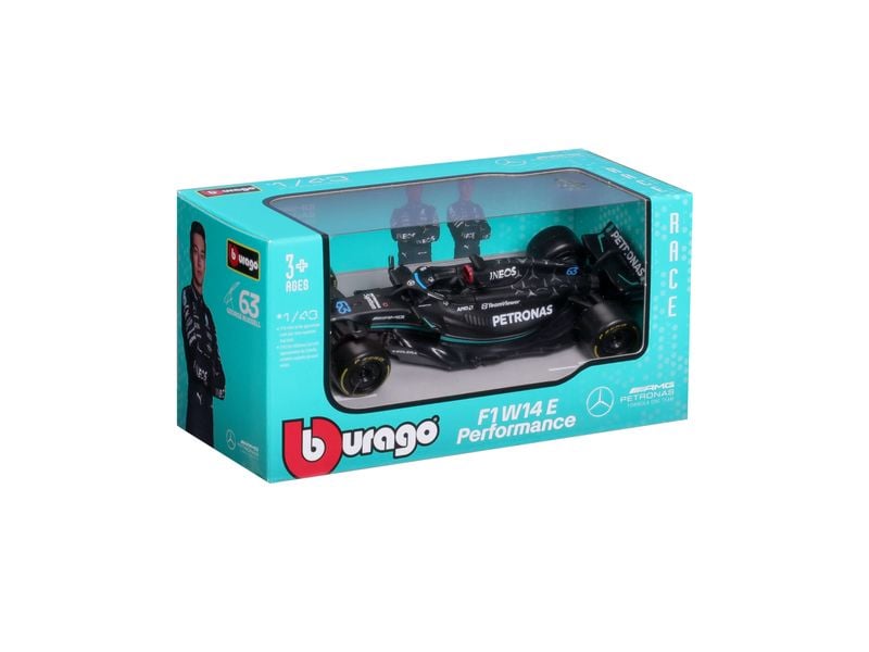 BBurago Mercedes-AMG F1 W15 Hamilton 2024 1:43 Sammlermodell im Massstab 1:43