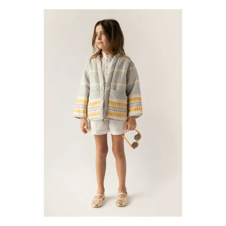 Simple Kids Veste Kimchi Nehru | Ecru