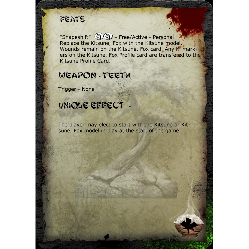 Bushido - Temple of Ro-Kan - Kitsune & Fox form