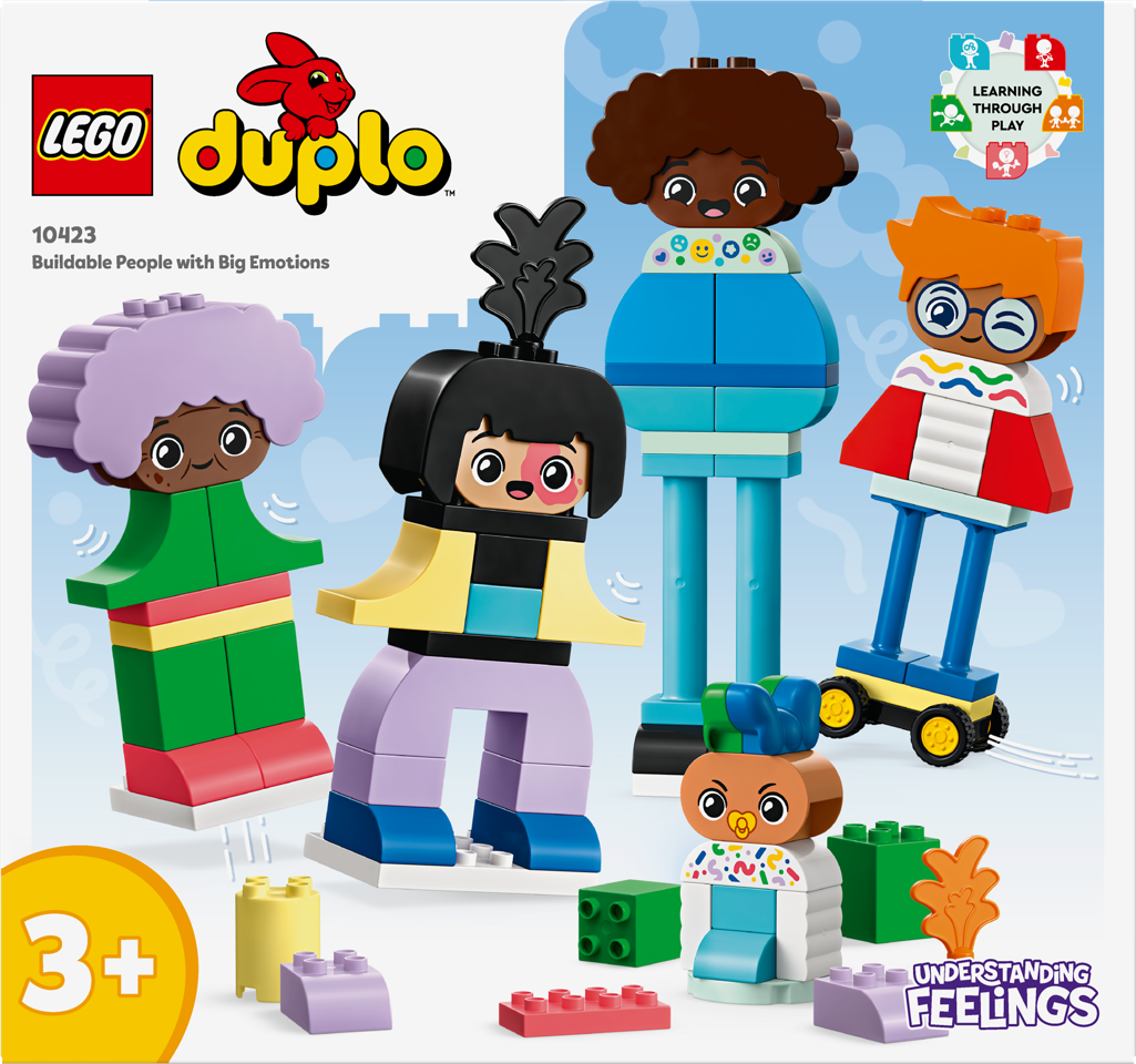 LEGO DUPLO - Byg selv-personer med store følelser (10423)