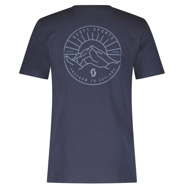 SCOTT Graphic T-shirt, Mørkeblå