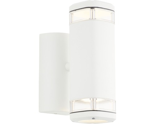 Buitenwandlamp, 2-lichts, omhoog/omlaag, wit