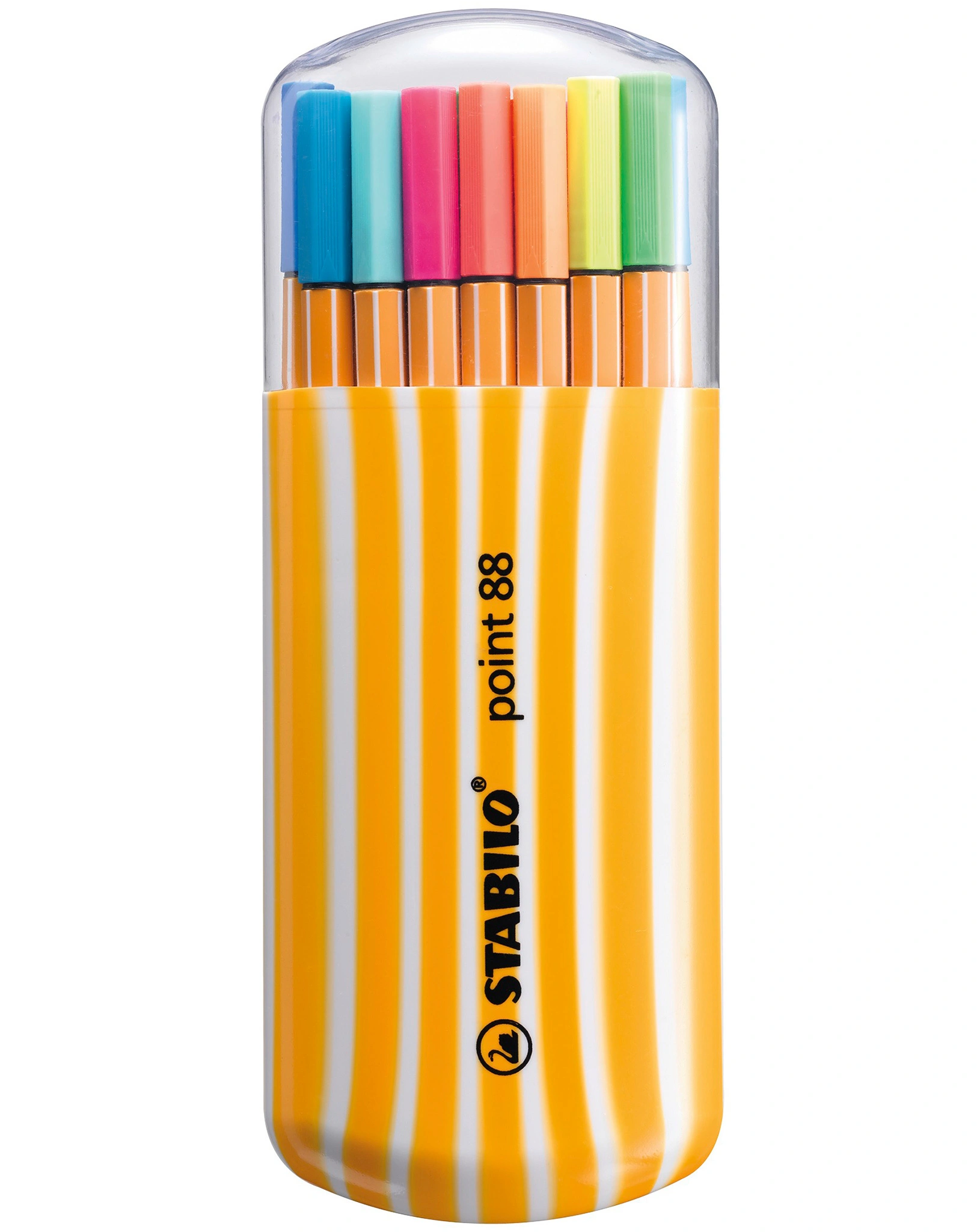 Fineliner STABILO® point 88 Zebrui 20er-Pack mit Neonfarben
