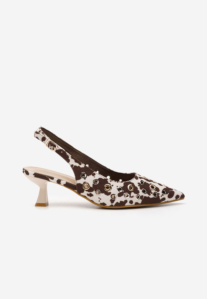 Chaussures slingback bruns Laedi