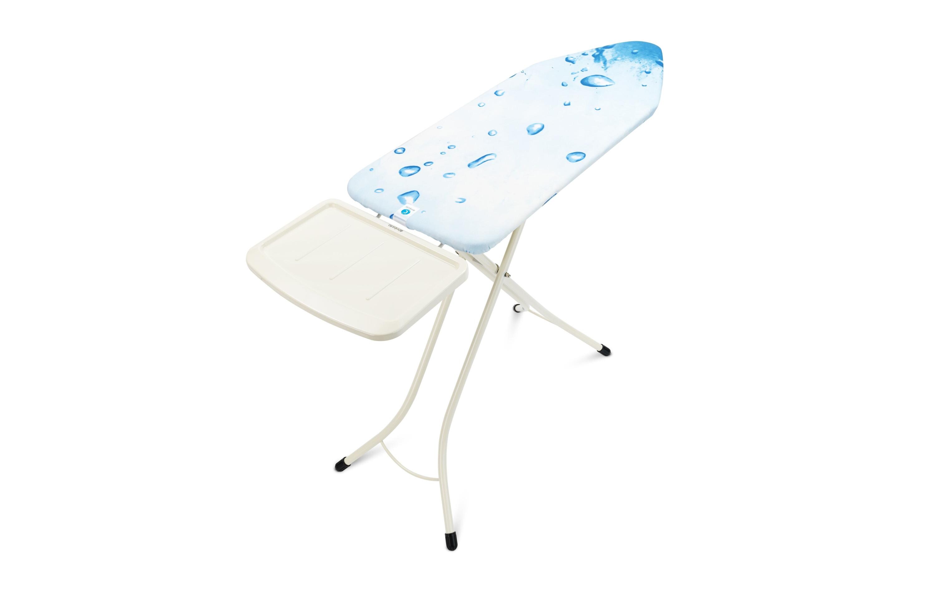 Bügeltisch mit Dampfstationsablage Ice Water<br>Bügelbrett C, 129 cm x 45 cm