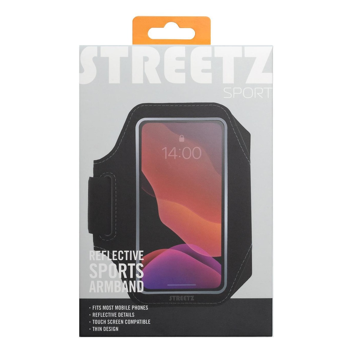 Sport armband reflective fits up to most 6.5