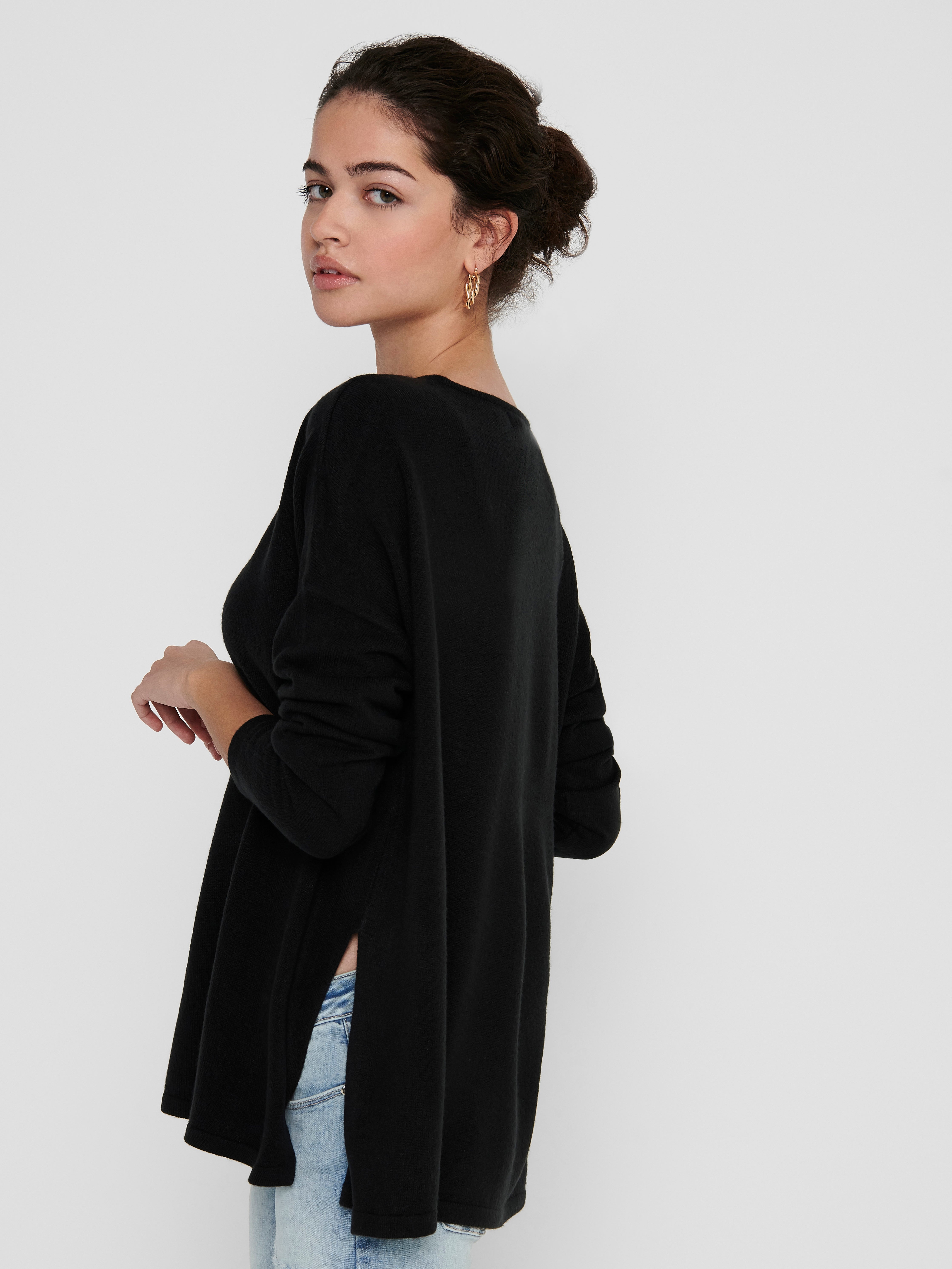 ONLAMALIA Strickpullover Black