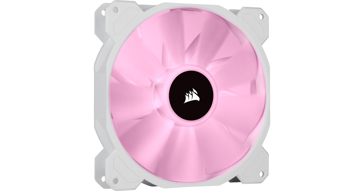 CorsairiCUE SP140 RGB ELITE Performance + Lighting Node CORE case fans  (Wit, 2 stuks, 140 x 140 x 25 mm, PWM)