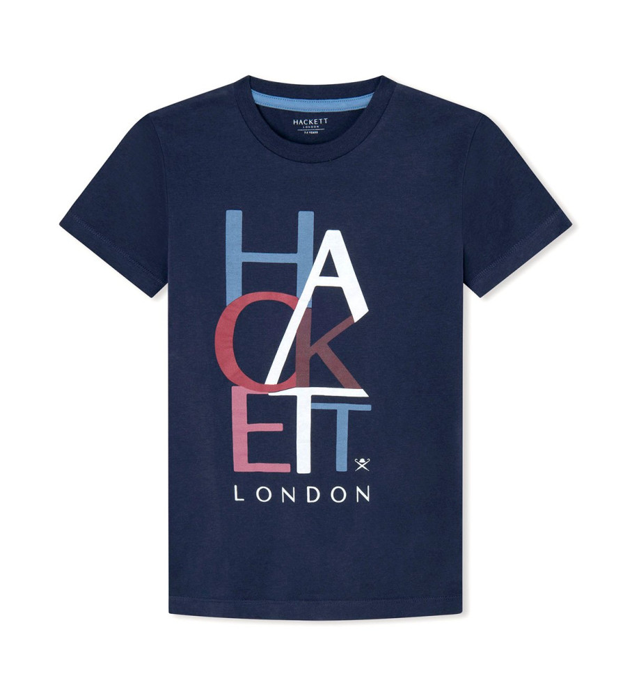 Camiseta Hackett Navy Color Block