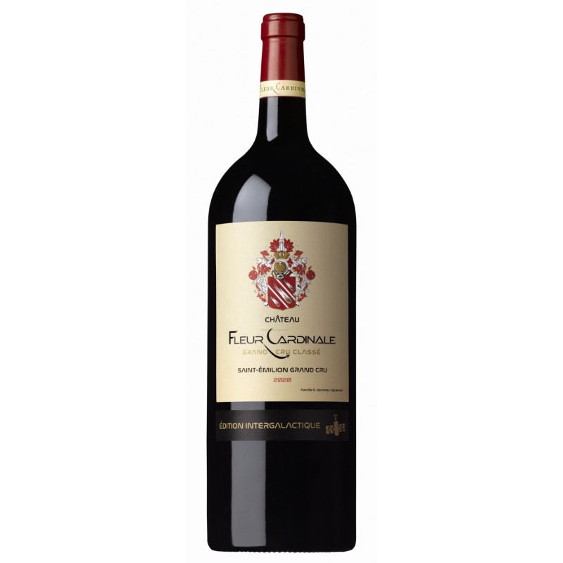 Château FLEUR CARDINALE 2020 - EDITION INTERGALACTIQUE - Saint-Émilion Grand Cru - Grand Cru Classé - par Caisse bois de 1 Magnum 150 cl
