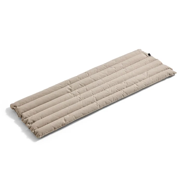HAY - Traverse Quilted Sitzkissen für Outdoor Bank, beige sand