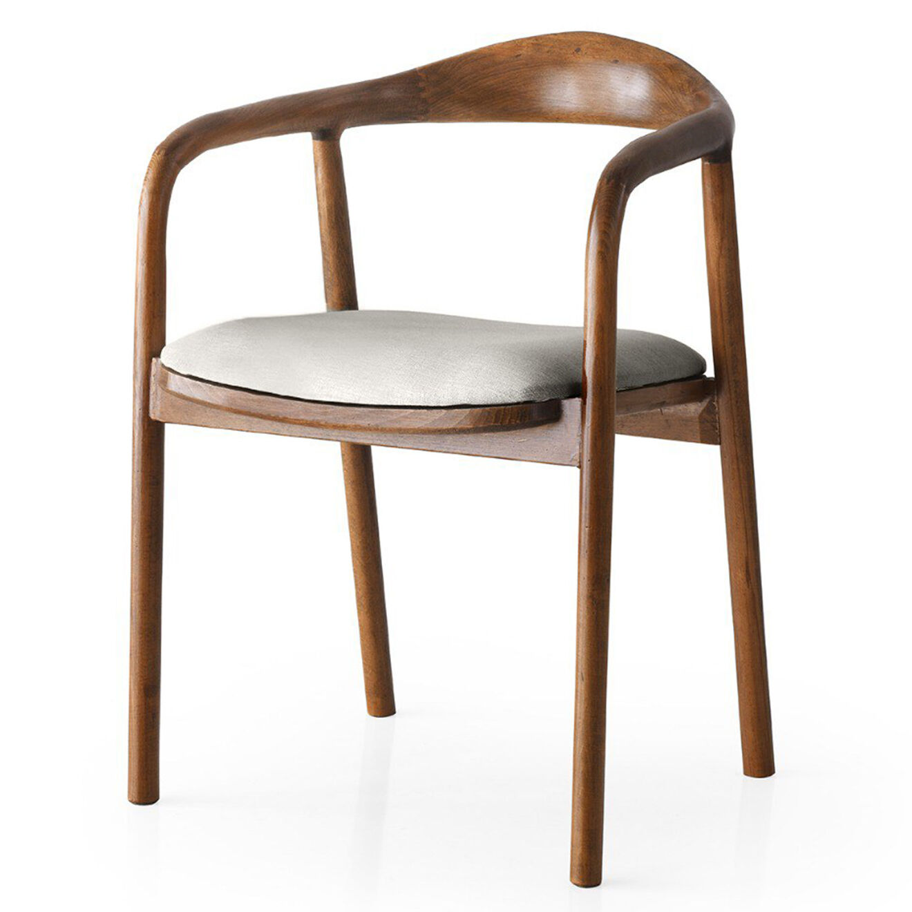 Homitis Chaise PA gris clair - 52x77x51 cm