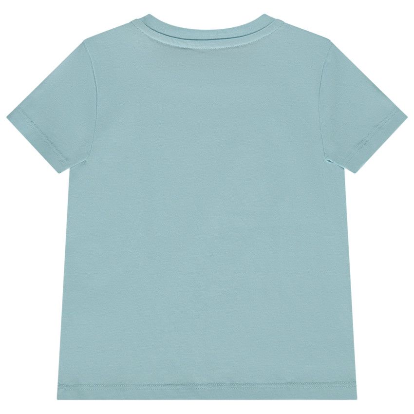 T-shirt manches courtes print fantaisie pour bébé garçon - Bleu