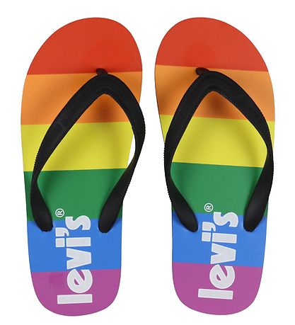 Levis Klipklapper - South Beach 2.0 - Blåck/Rainbow
