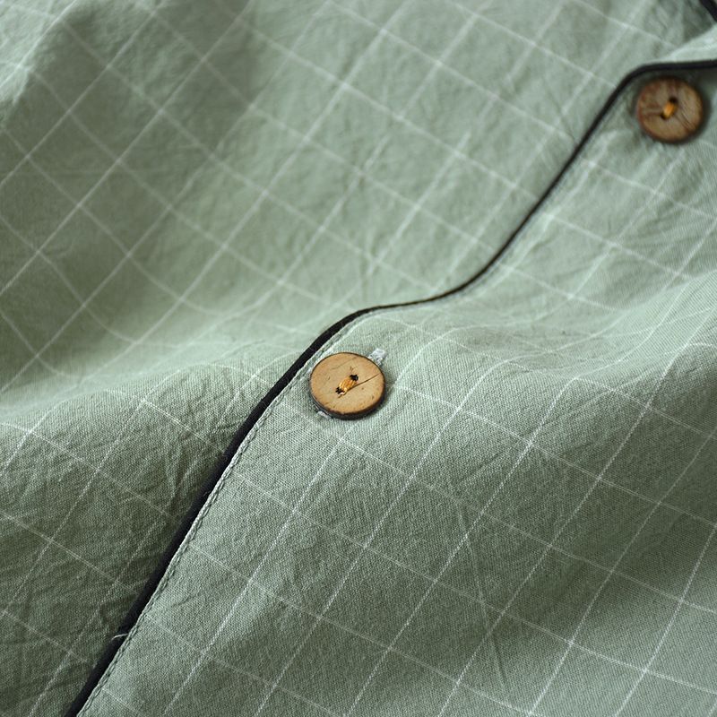 Somnus - Pyjamaset: geruit overhemd + broek