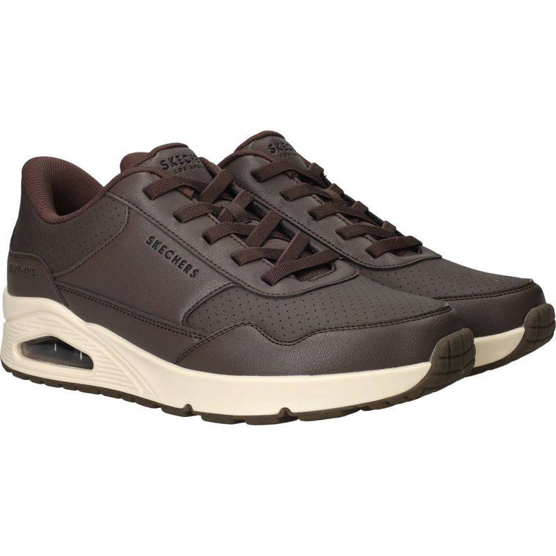 Skechers Slip-Ins Uno Banksia Sneakers Bruin Heren
