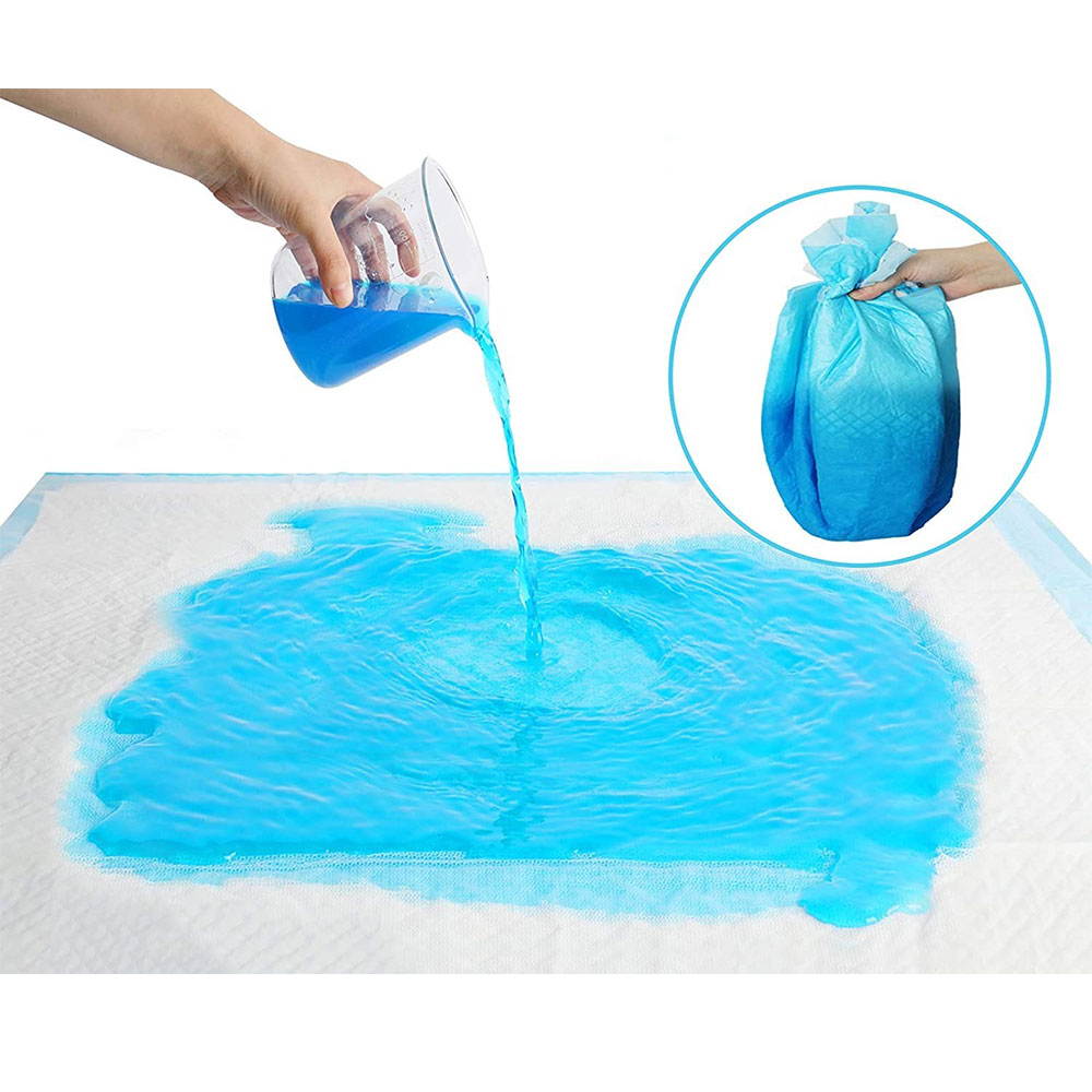 (40er Set) 60x60cm Absorbierende Welpen Hygiene Matte Haustier Unterlage - Blau