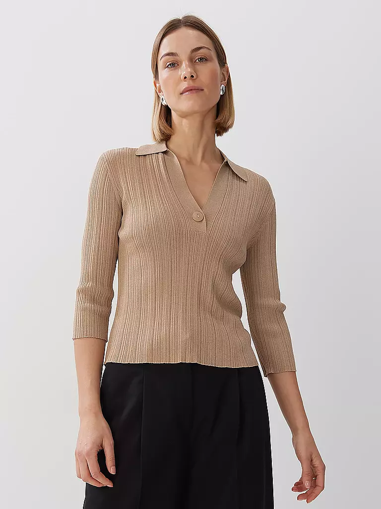 SOMEDAY Poloshirt TOMOYA beige