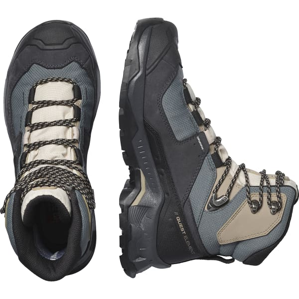 Chaussure de randonnée haute SALOMON QUEST ELEMENT GORE-TEX W EBONY/RAINY DAY/STORMY WEATHER