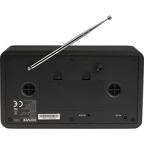 Denver DAB-18 DAB+/FM radio - mørkegrå