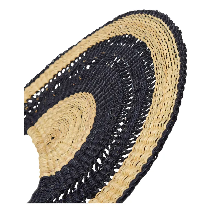 Golden Editions Applique Admirador tissé à la main  | Bleu marine
