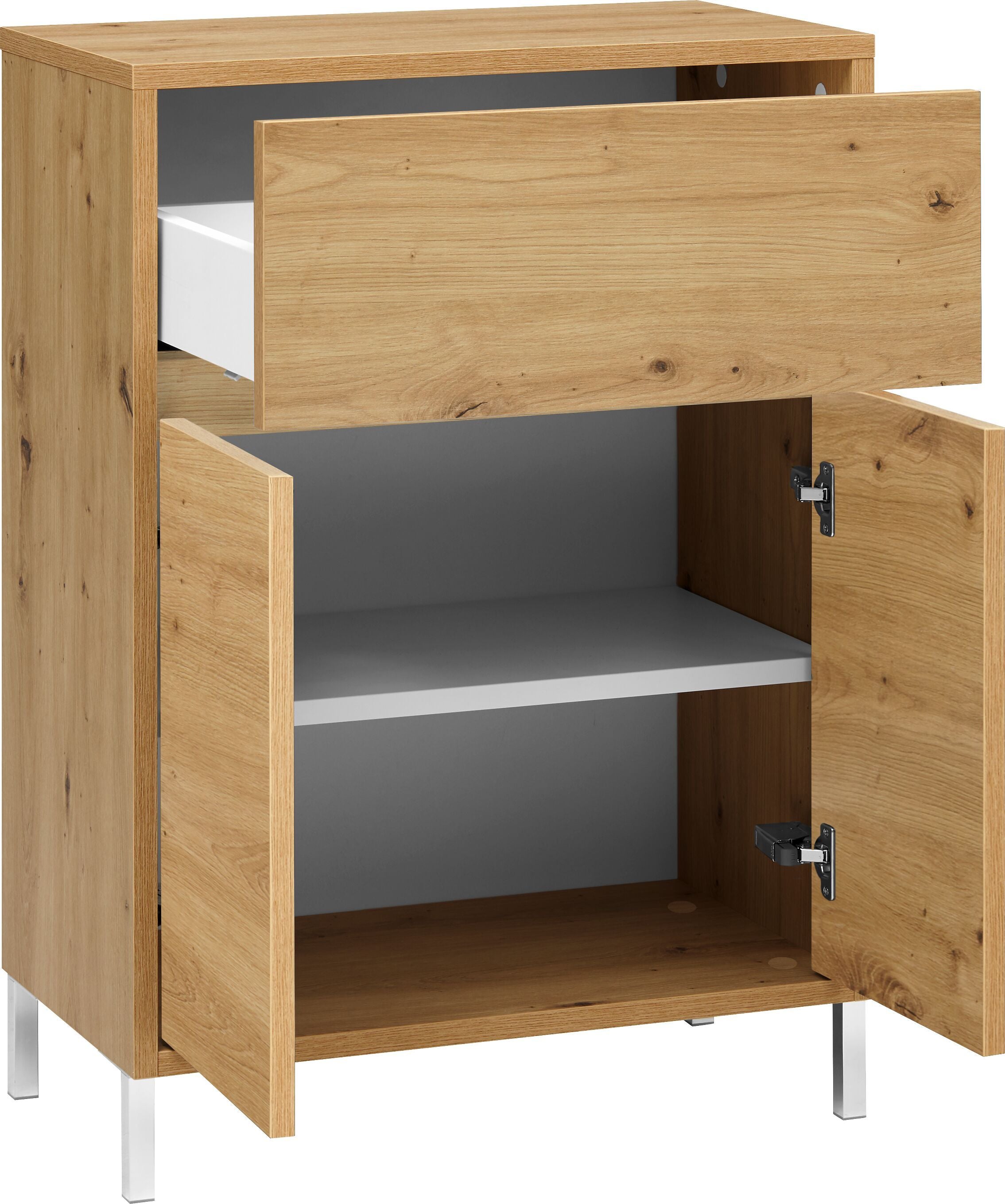 SIERRA Beistellmöbel - Eiche / B: 60.0 cm x T: 35.0 cm x H: 84.3 cm