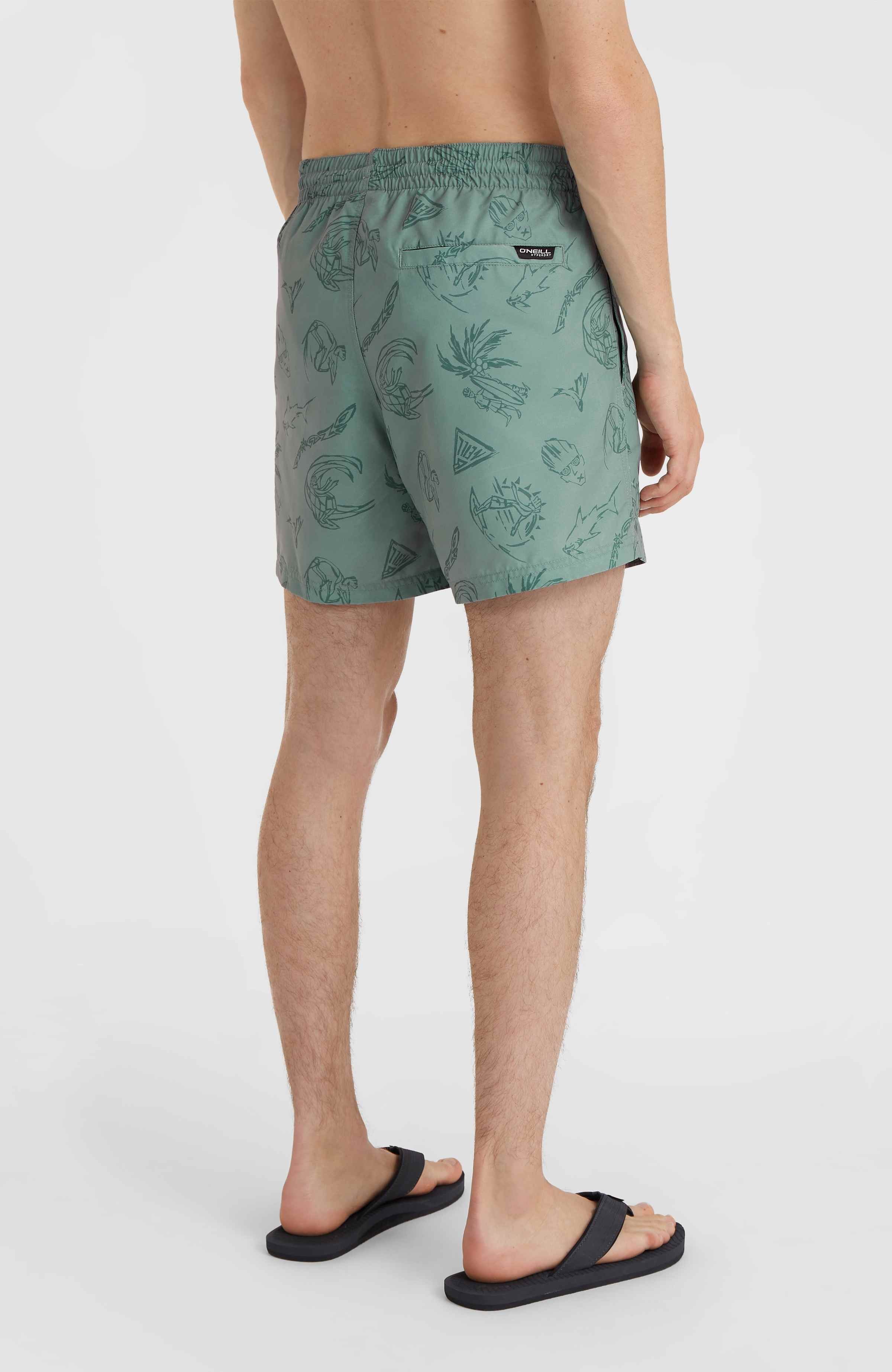 Mix and Match Cali Print 15'' zwembroek O`Neill Grijsgroen