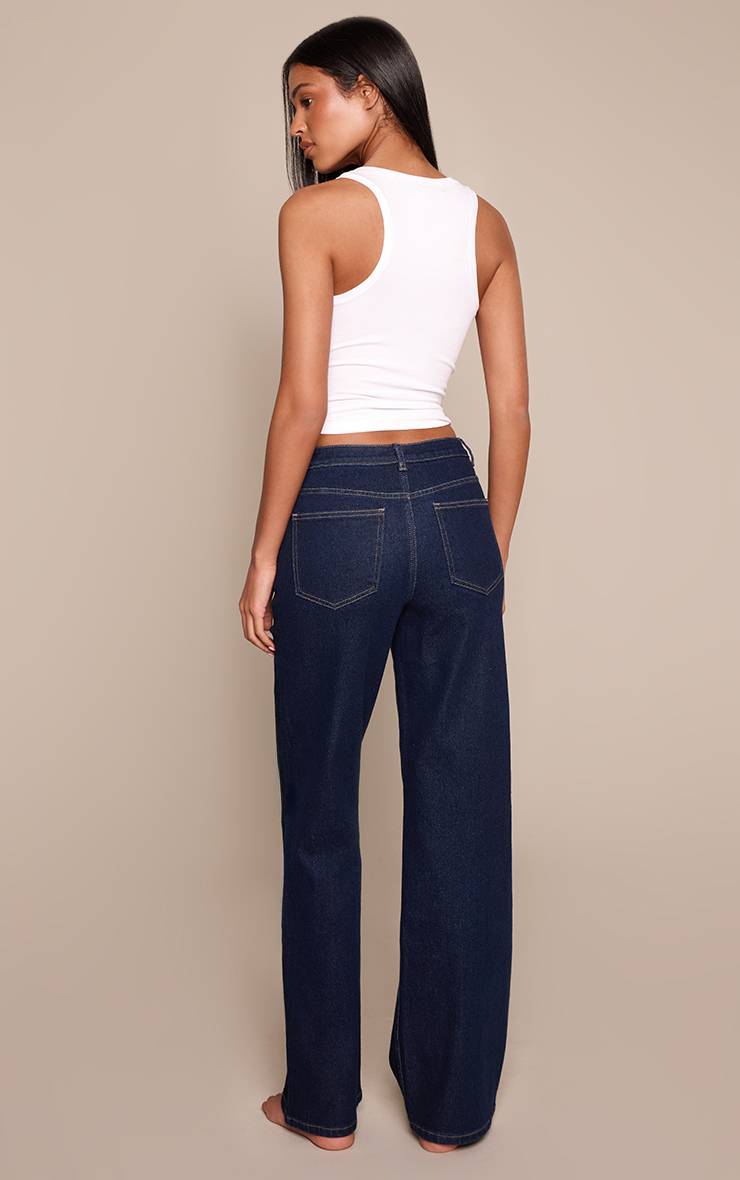 Jean Droit Taille Haute Stretch Pour Grandes Tailles