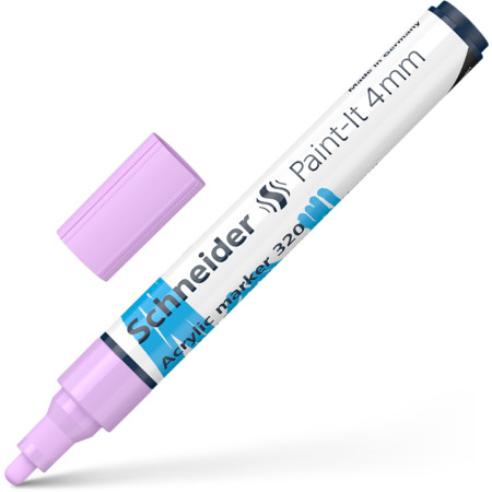 Schneider Paint-It 320 4 mm Acrylmarker - pastell-lila - 4 mm