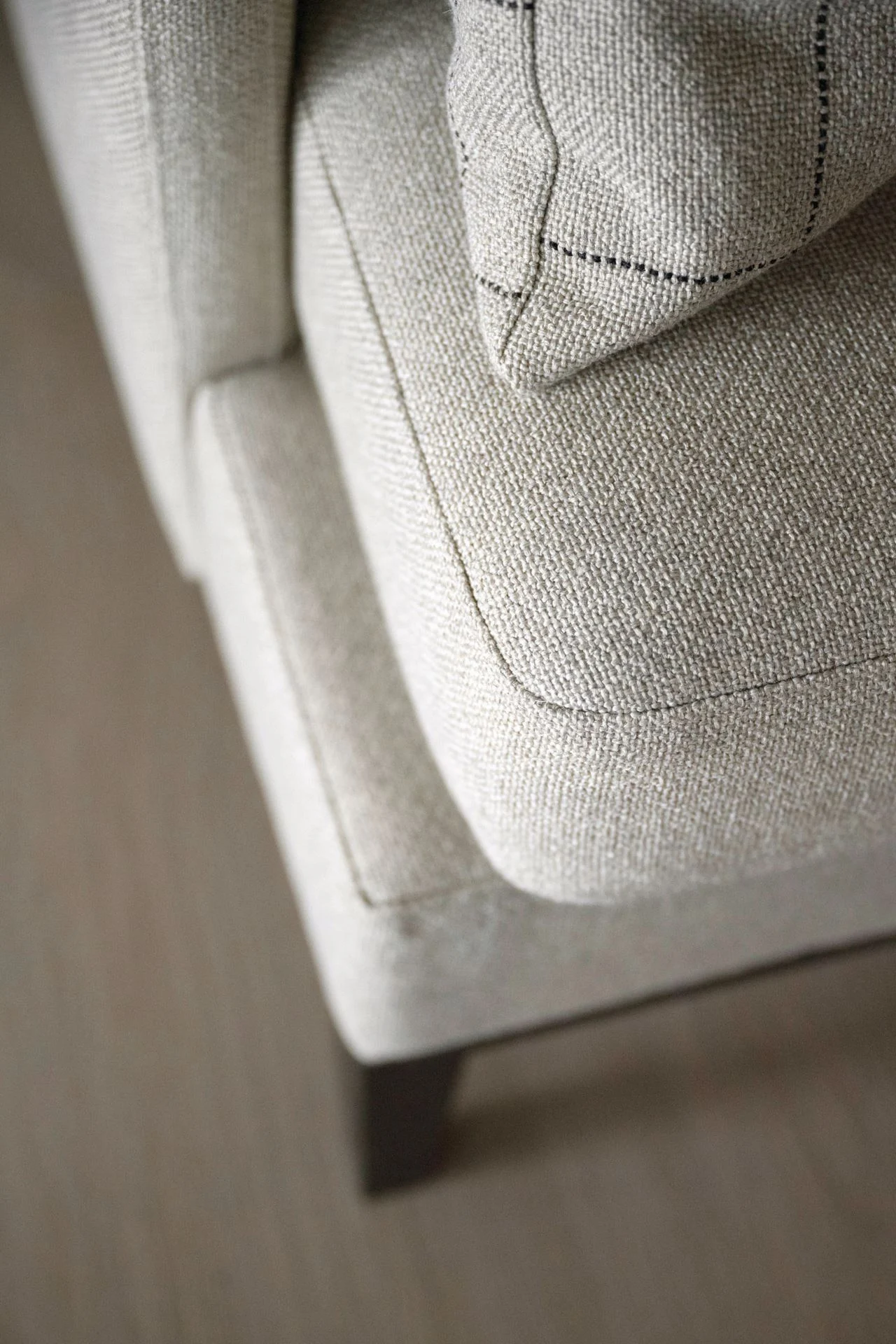 Spisestuesofa beige - 202x78x97 cm