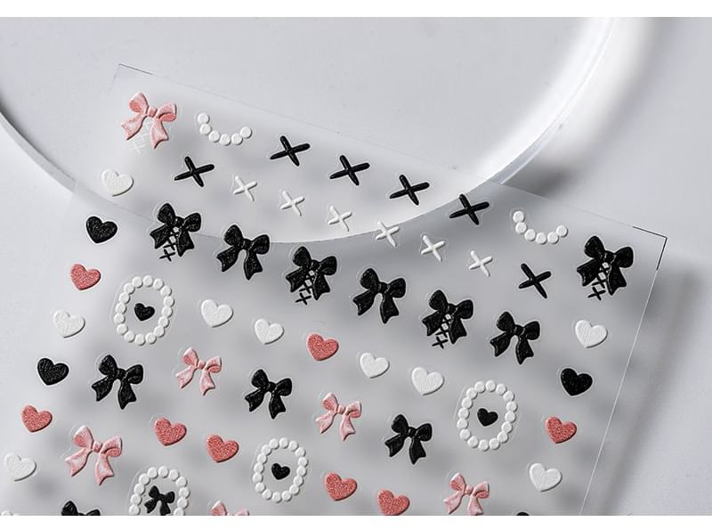 MAGICO - Nagelstickers met hart en strik