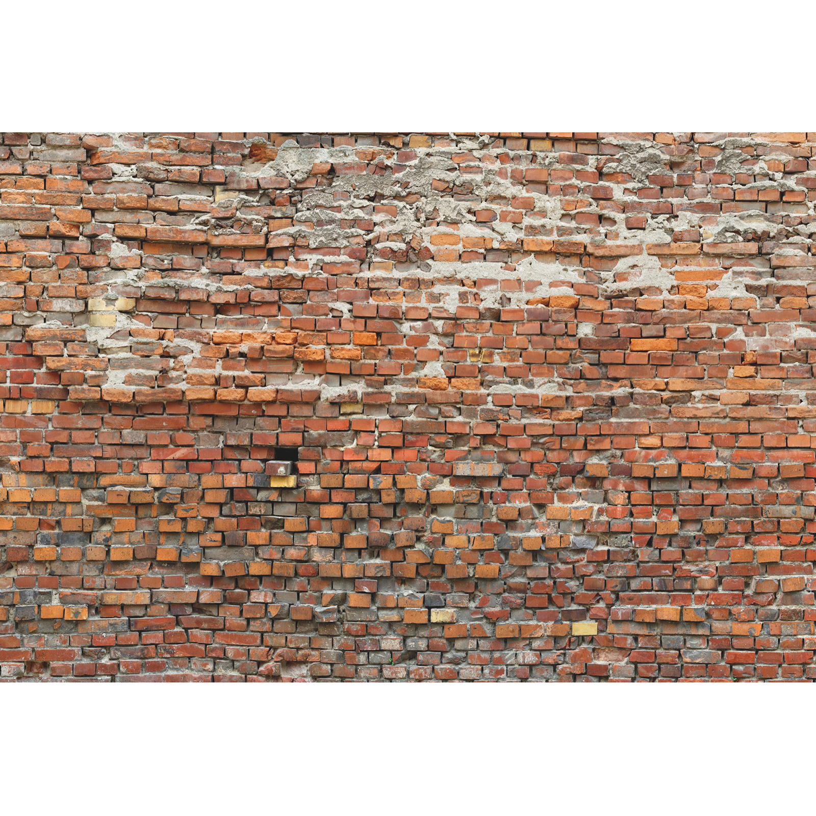 Vlies-Fototapete BRICKLANE - braun-rot-beige - 368x248 cm