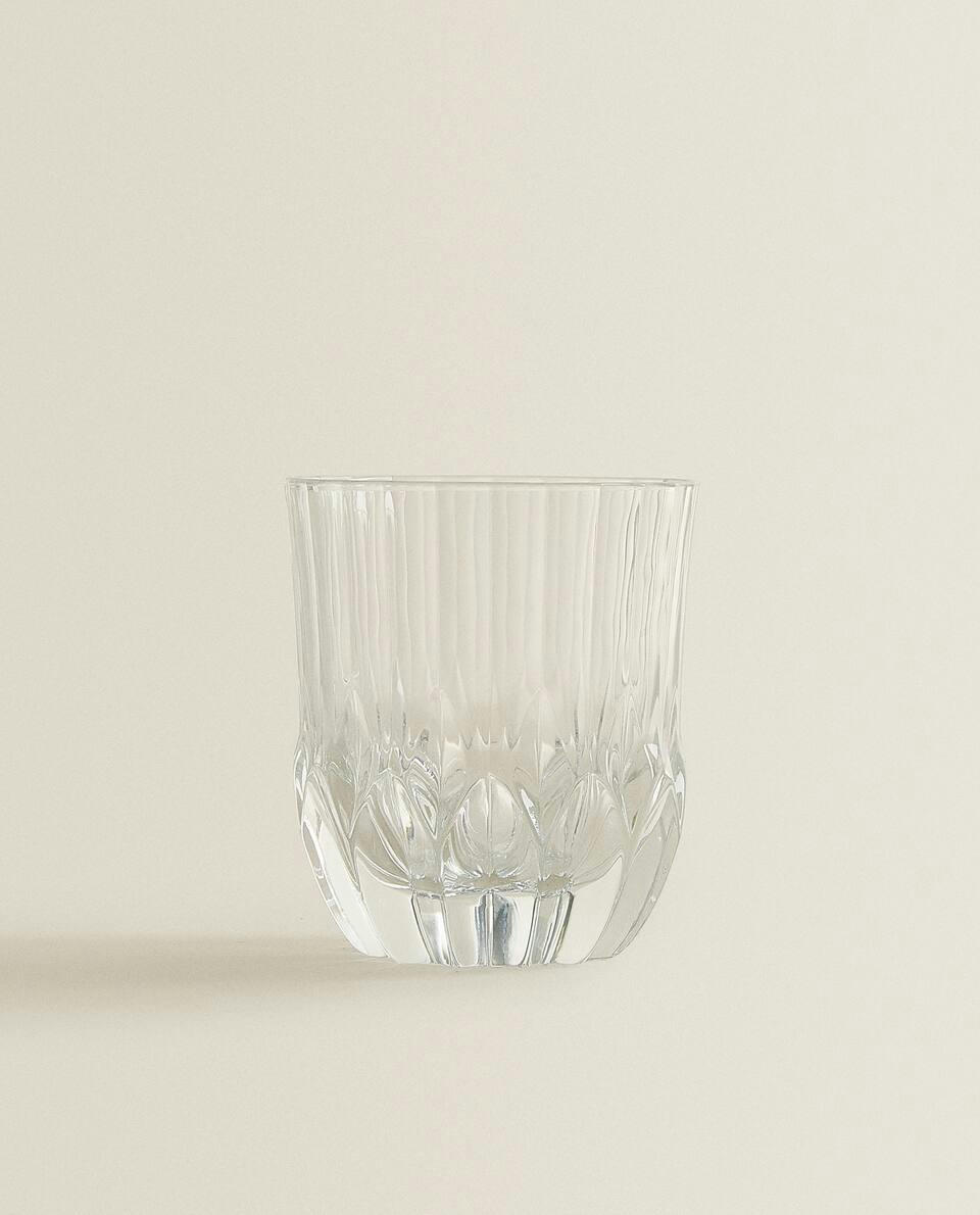COPO DE CRISTAL LAPIDO